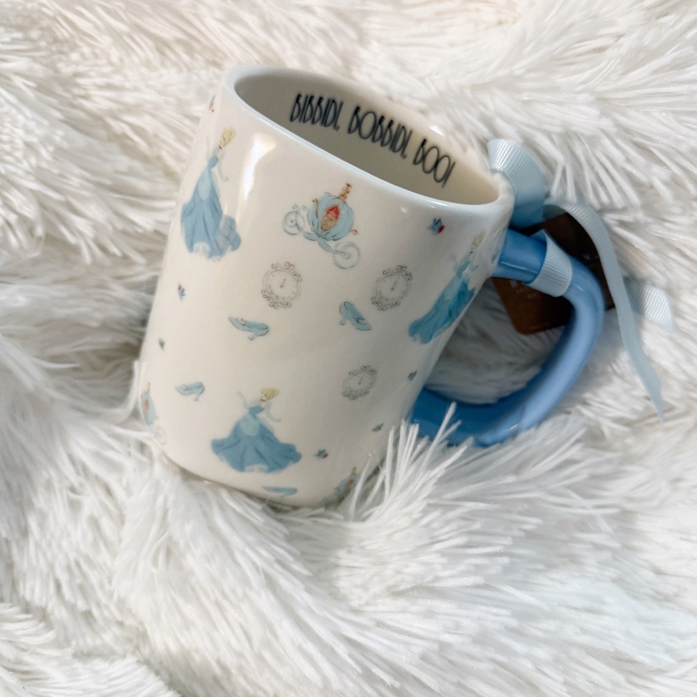 Rae Dunn Cinderella "Bibbidi Bobbidi Boo" Disney Mug NWT